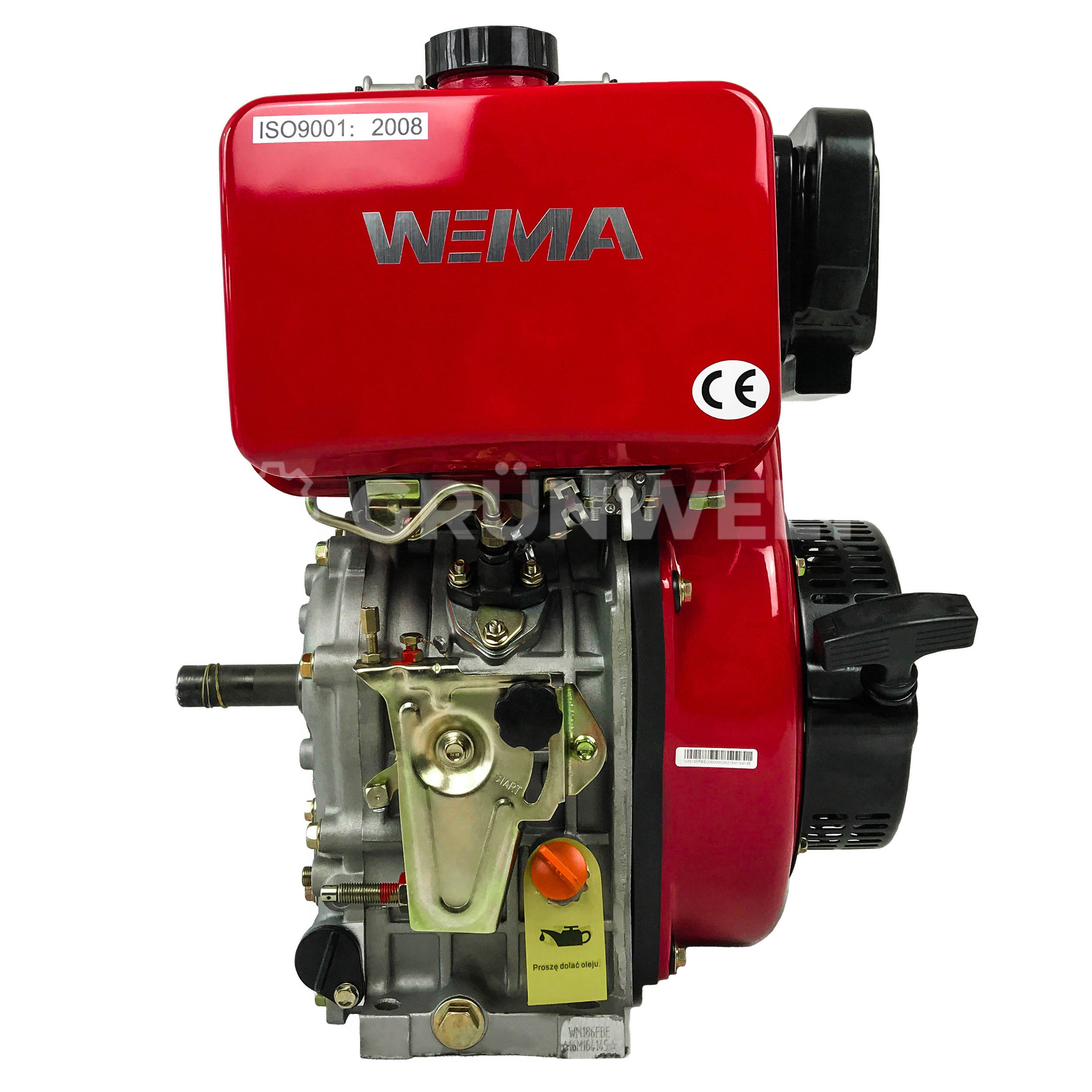 Dieselmotor Weima WM186FBE mit Papierluftfilter - Gruenwelt Shop