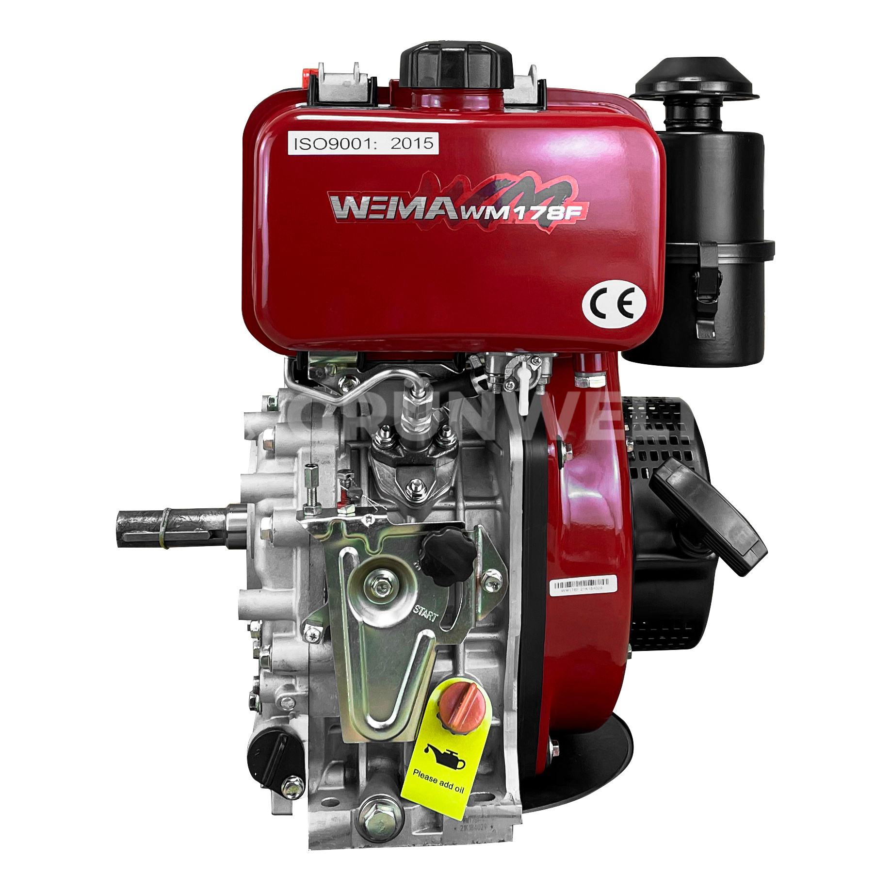 Dieselmotor Weima WM178F mit Ölbadluftfilter - Gruenwelt Shop
