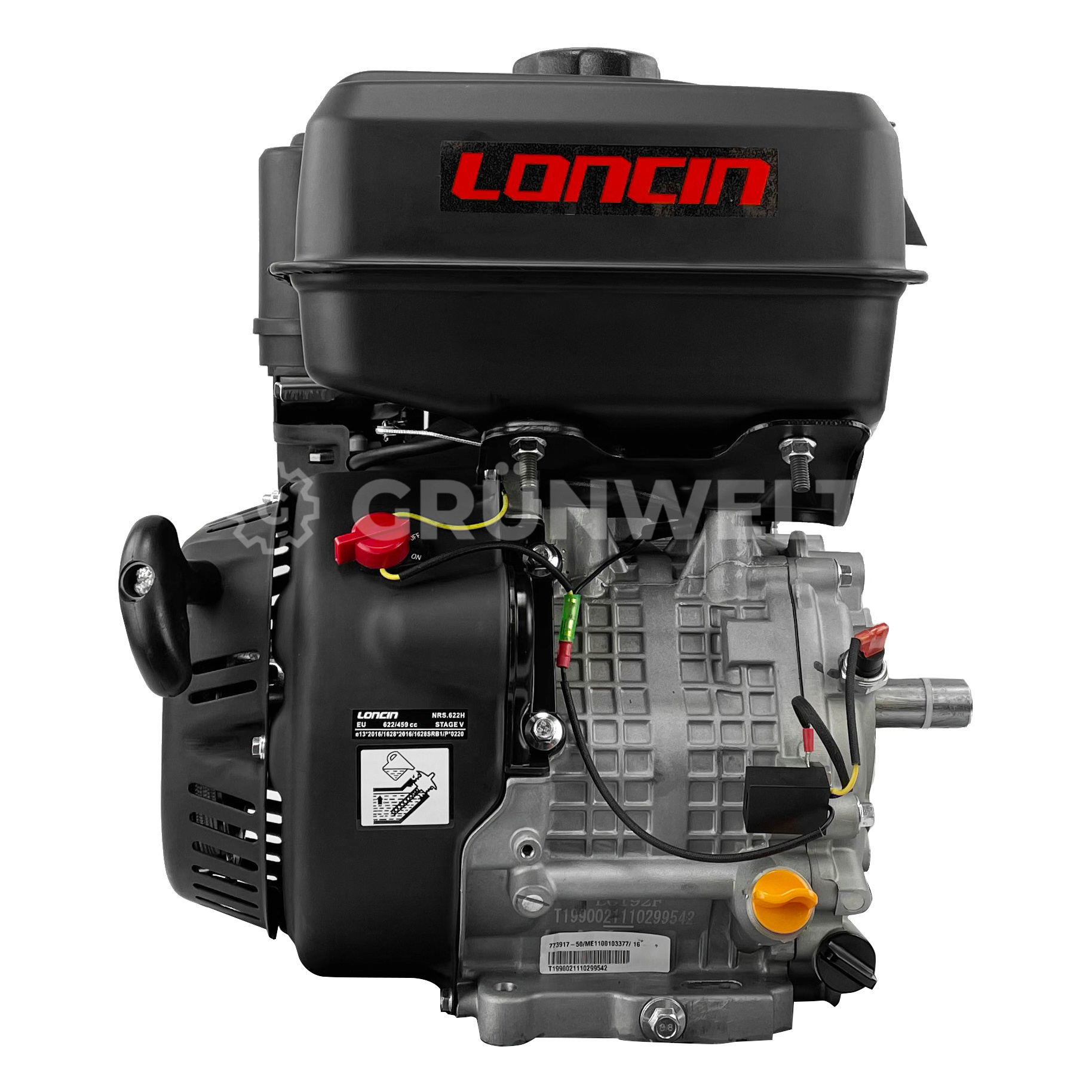 Benzinmotor Loncin LC192F - Gruenwelt Shop