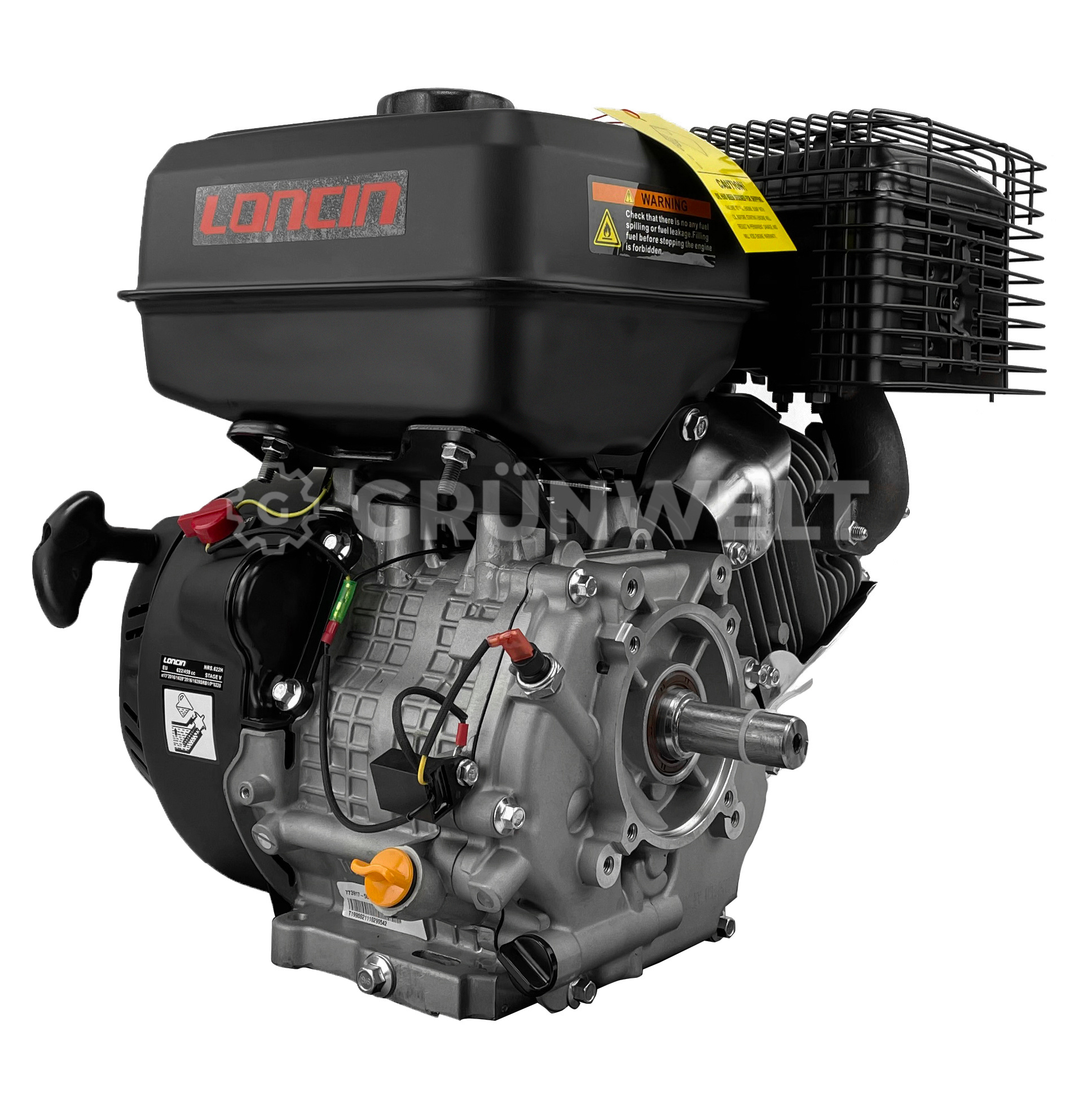 LONCIN Kompletter Motor Vertikalwelle Schweres Schwungrad 159 cc Ra